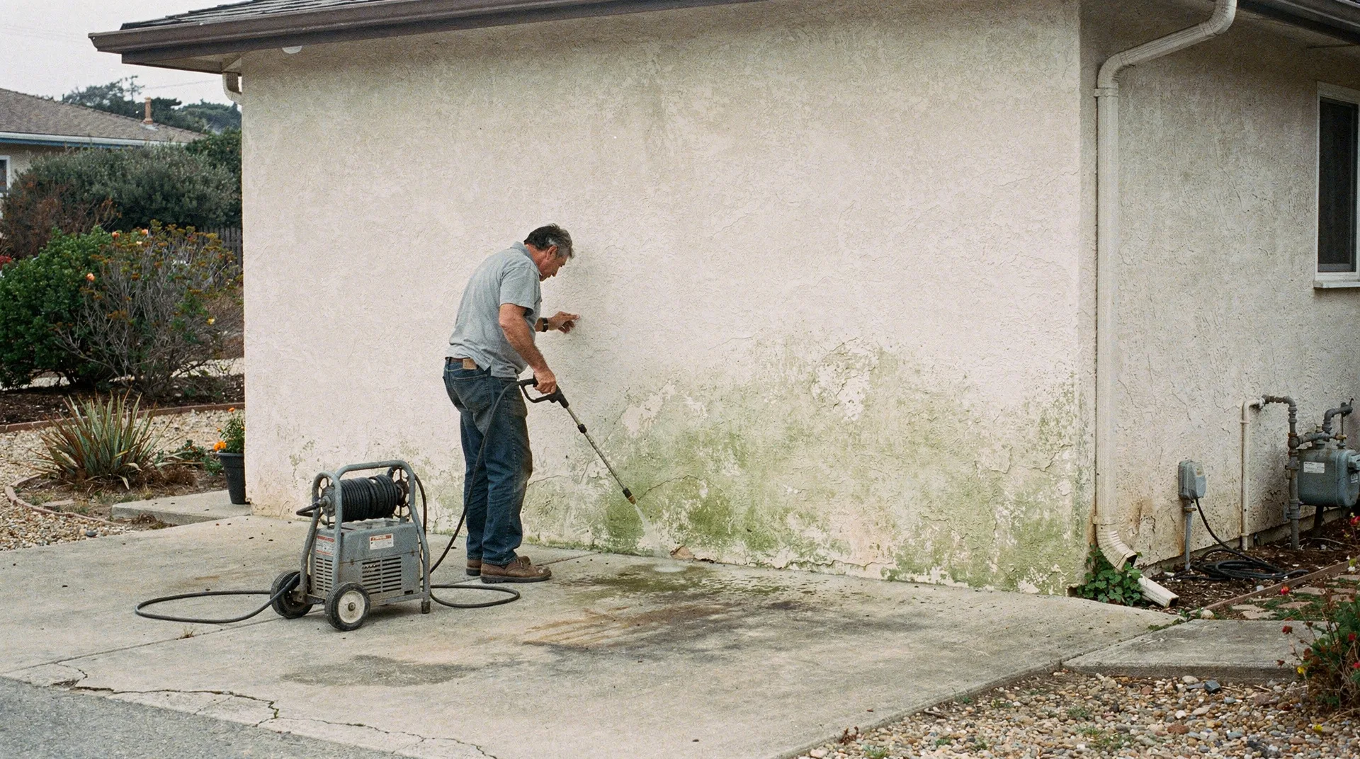 Soft Wash vs Pressure Wash: What Your SLO County Home Actually Needs