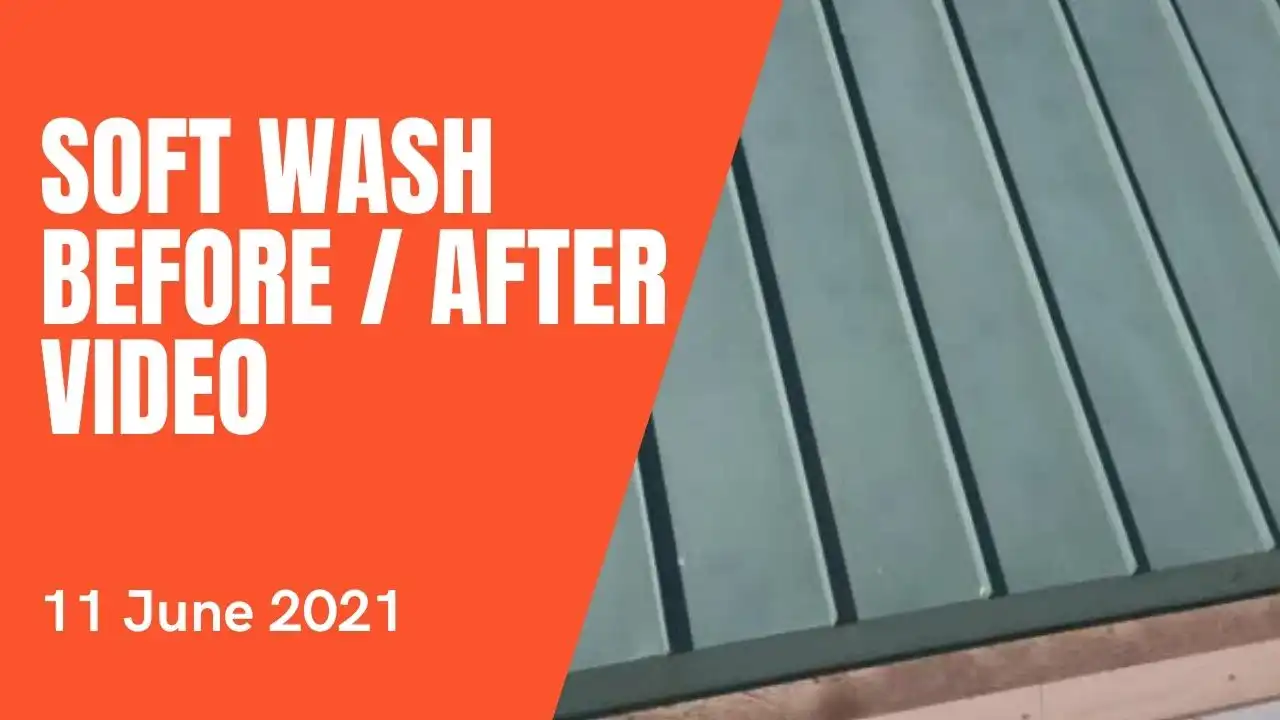 Soft Wash Before / After Video June 2021 Dutch Window Cleaning Artist